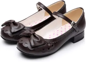 Japanese Sweet Lolita Tea Party Shoes Flounce Trim Bowtie Mary Jane Low Heel Shoes