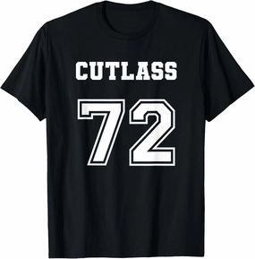 Jersey Style Cutlass 72 1972 Old School Muscle Car T-Shirt