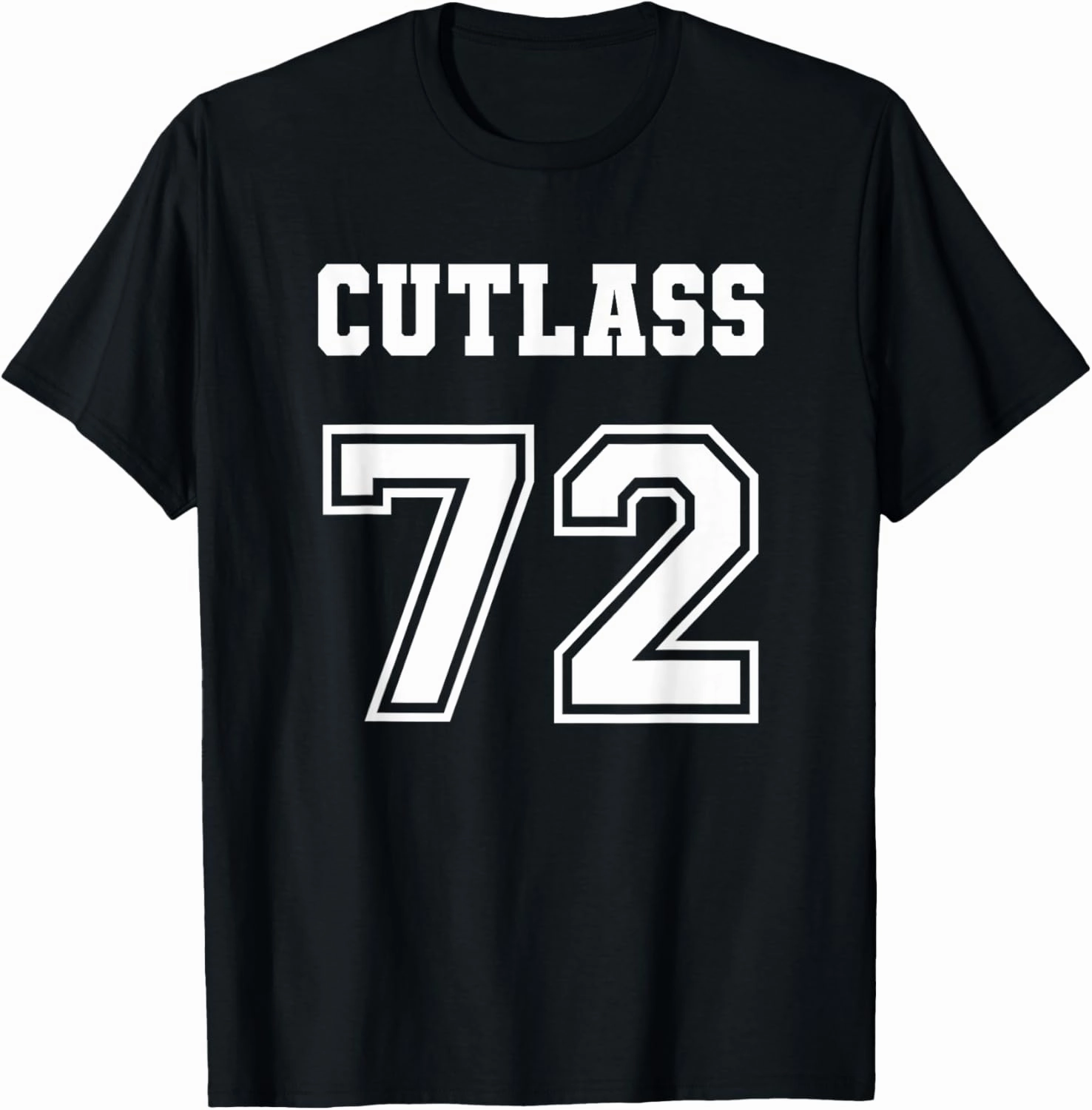 Jersey Style Cutlass 72 1972 Old School Vintage Muscle Car T-Shirt