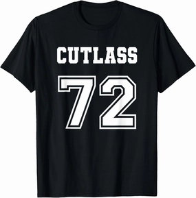 Jersey Style Cutlass 72 1972 Old School Vintage Muscle Car T-Shirt