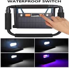 JFYWRT Work Light Mobile Portable Camping Lawn Charging Projection Outdoor Solar Lights