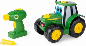 John Deere Tractor Toy and Toy Drill - Toddler STEM Take Apart Toys with 16 Individual Pieces and Kids Tools - Kids Building Toys Ages 3 Years and Up