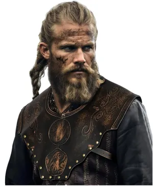 Joukavor Viking Chest Armor Leather Breastplate Armor Men Women Medieval Accessory
