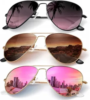 KALIYADI Classic Aviator Sunglasses for Men Women Driving Sun glasses Polarized Lens UV Blocking