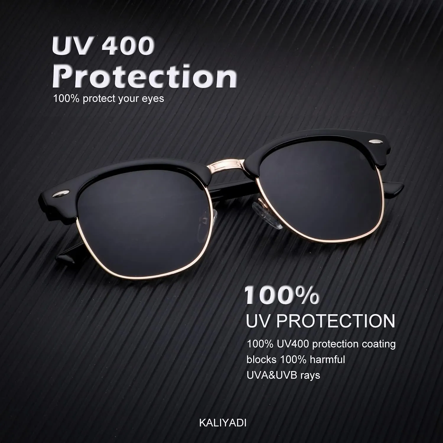 KALIYADI Sunglasses Men Polarized for Mens and Womens Unisex Sun Glasses for Driving UV Protection