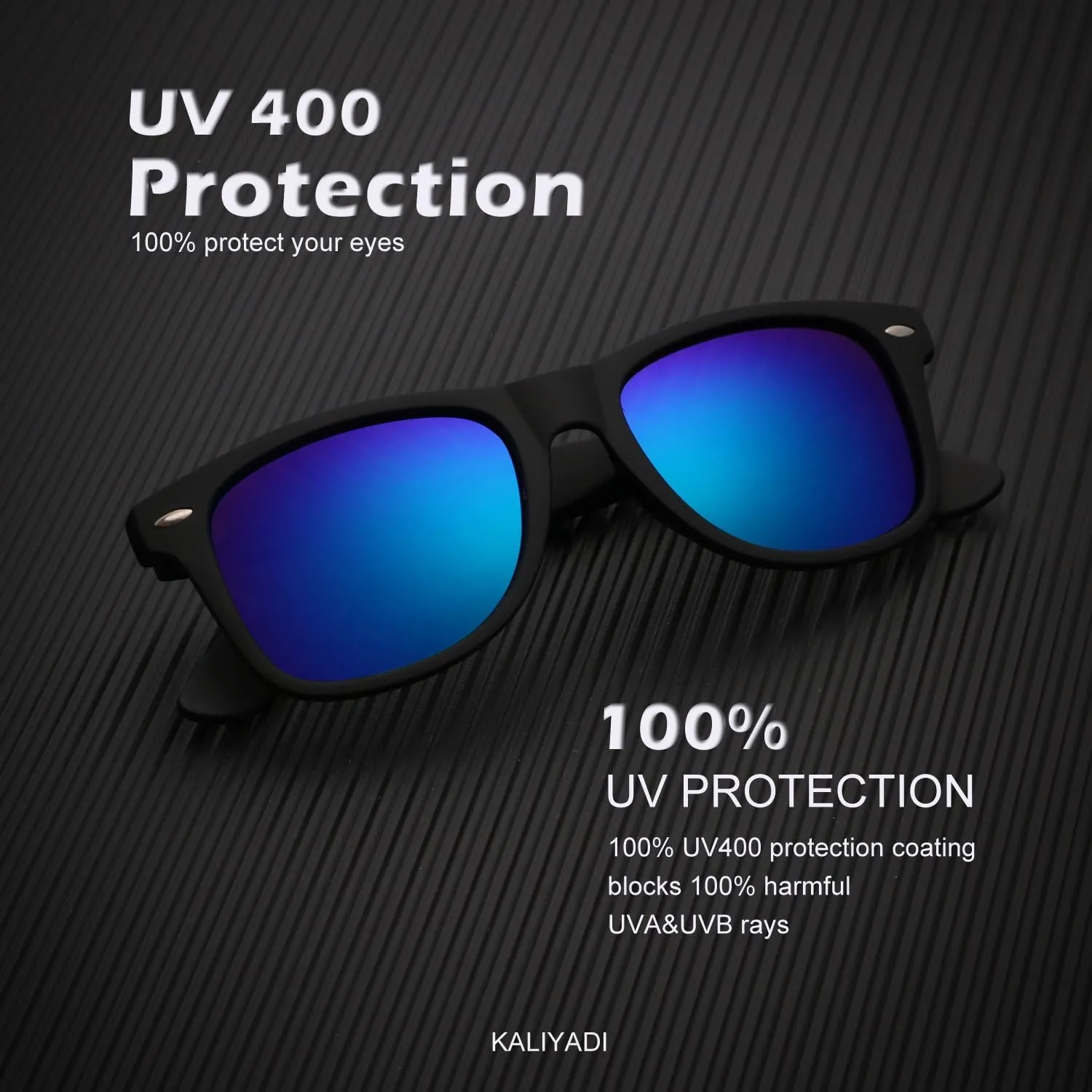 KALIYADI Sunglasses Men Polarized for Mens and Womens Unisex Sun Glasses for Driving UV Protection