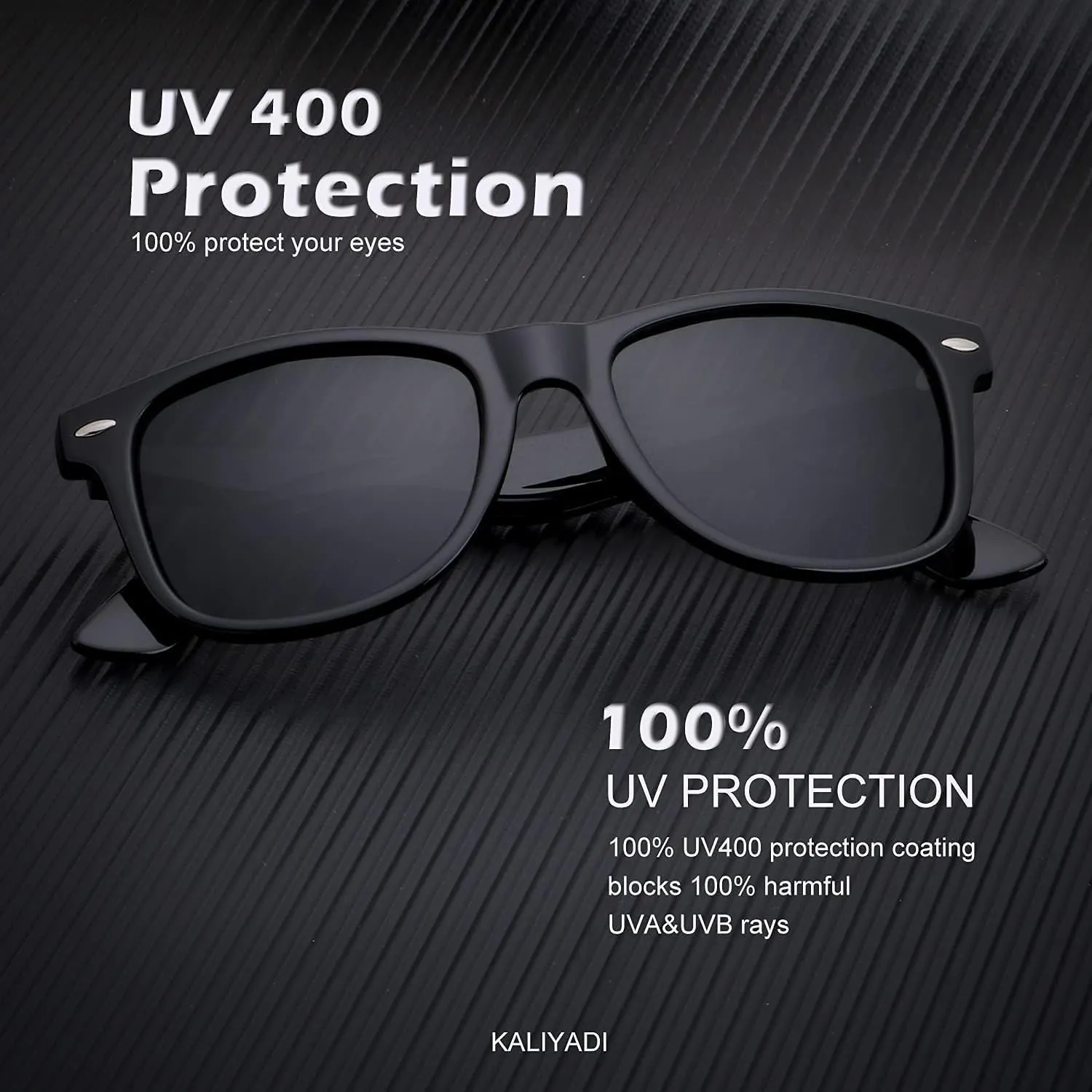 KALIYADI Sunglasses Men Polarized for Mens and Womens Unisex Sun Glasses for Driving UV Protection
