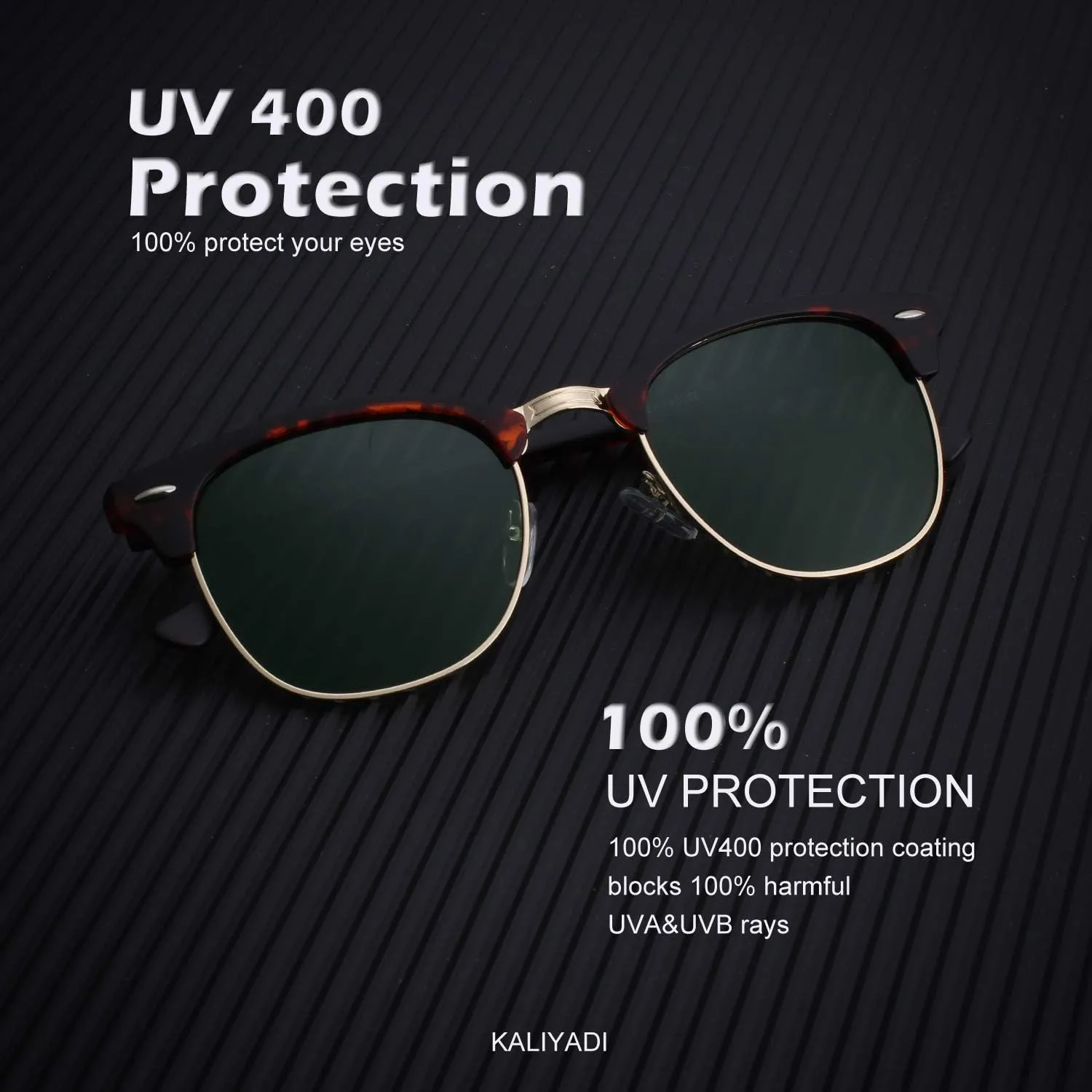 KALIYADI Sunglasses Men Polarized for Mens and Womens Unisex Sun Glasses for Driving UV Protection