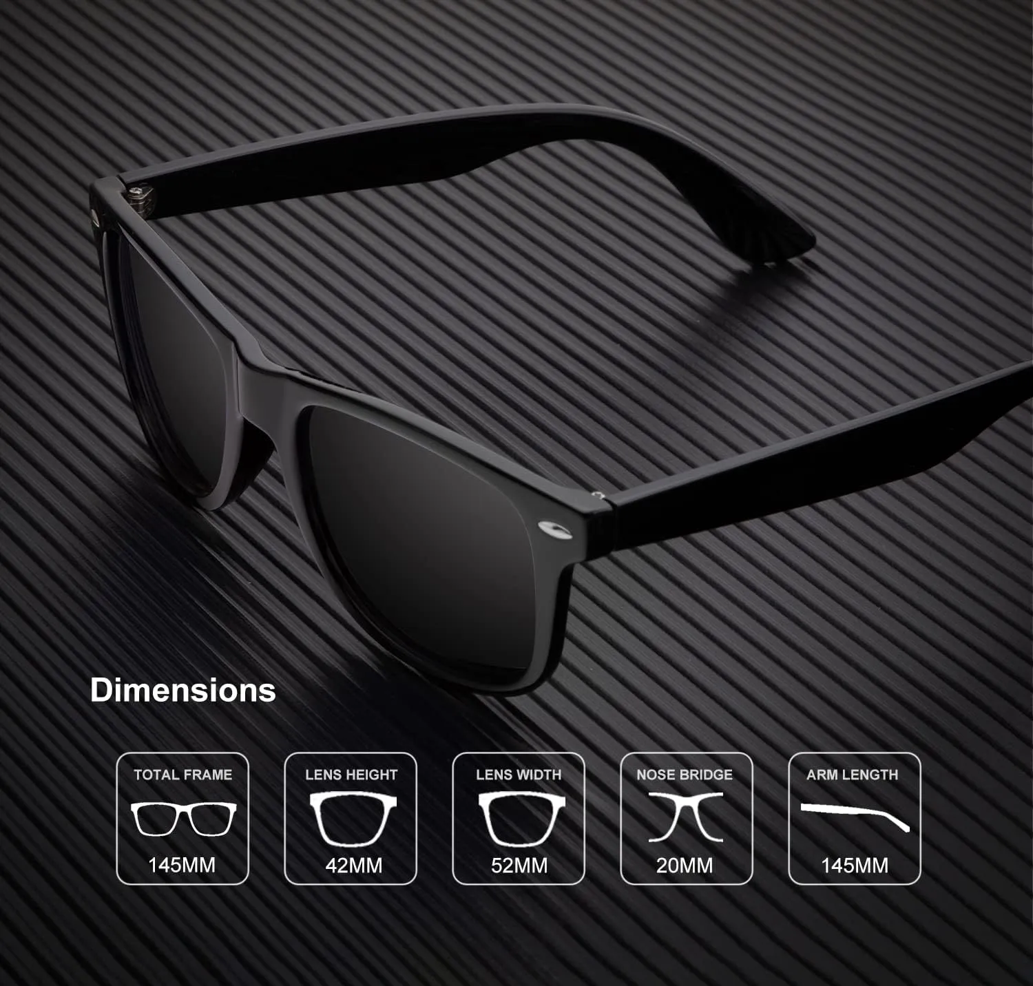KALIYADI Sunglasses Men Polarized for Mens and Womens Unisex Sun Glasses for Driving UV Protection