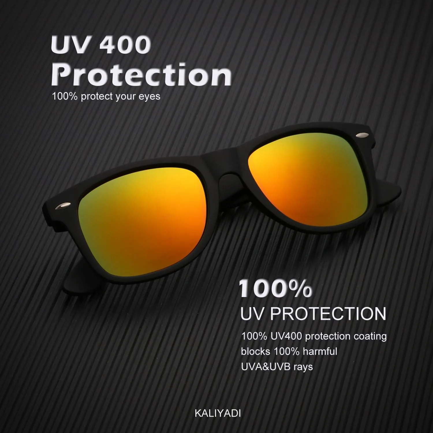 KALIYADI Sunglasses Men Polarized for Mens and Womens Unisex Sun Glasses for Driving UV Protection