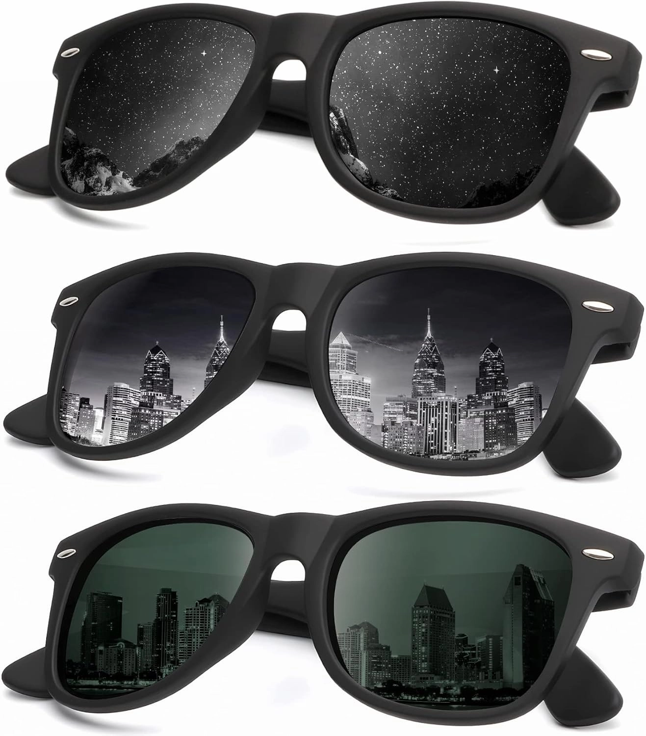 KALIYADI Aviator   Matte Finish Sunglasses, Better in Bundle!