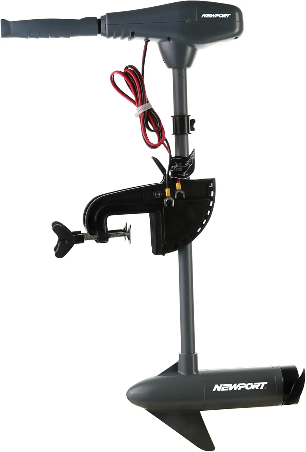 Kayak Series 36lb Thrust Transom Mounted Saltwater Electric Trolling Motor w/LED Battery Indicator (24" Shaft)