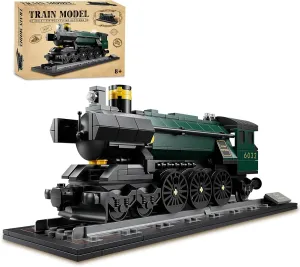 KAZI Retro Flying Scotsman Train Building Toys,Classic Locomotive Display Model for Trains Lovers,Fun Gift for Boys Adults,Home Decor