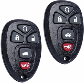 Key Fob Remote Replacement Fits for Chevy Impala 2006 2007 2008 2009 2010 2011 2012 2013 Cadillac DTS Buick Lucerne 2006-2011 Chevrolet Monte Carlo 2006-2007 Keyless Entry Remote Start Control