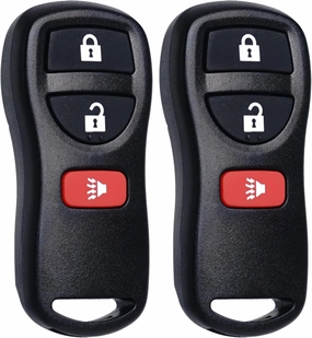 Keyless Entry Remote Control Key Fob Replacement Fits for Nissan Xterra Titan Armada Frontier 2002-2019 Quest Sentra Murano Pathfinder Versa Infiniti FX35 FX45 QX4 KBRASTU15 CWTWB1U733