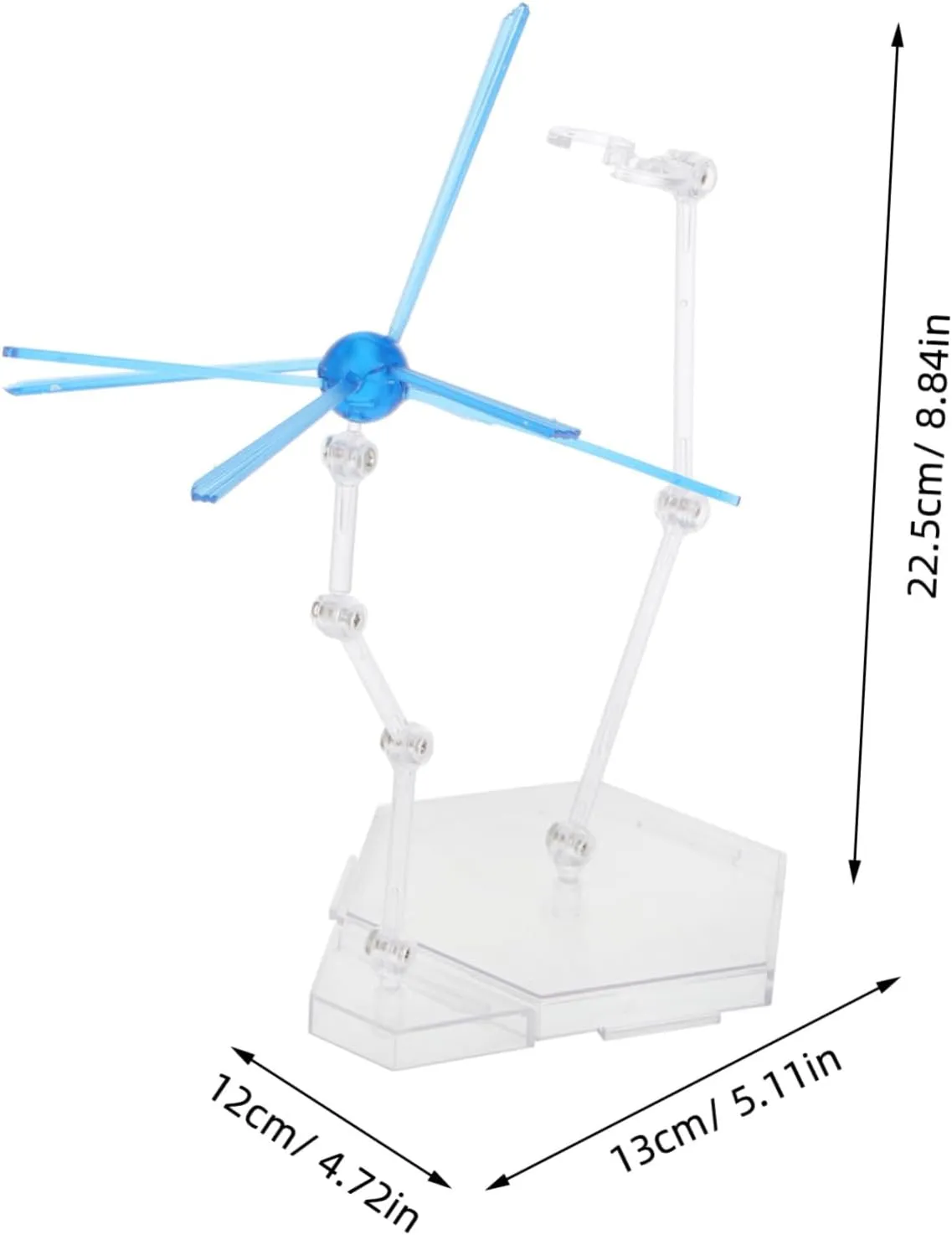 KICHOUSE 1 Set Action Figure Display Holder Stand with Special Effects Model Support Base for Enhanced Visuals Realistic Scenes Figures Dolls