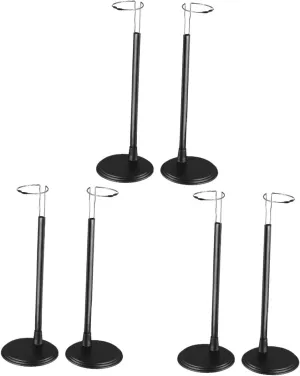KICHOUSE 3sets Stand Doll Action Figure Display Stands Organizers Doll Racks and Storage 2pcs*3