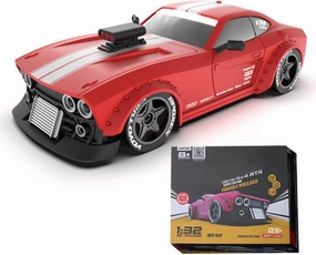 Kooteyybhyy RC Drift Car, Remote Control Car 1/32 Scale 4WD RC Drift Car, High Speed Drifting RC Cars with LED Light, Hobby RC Sport Racing Cars Model Vehicle Birthday Christmas for Adults-RTR