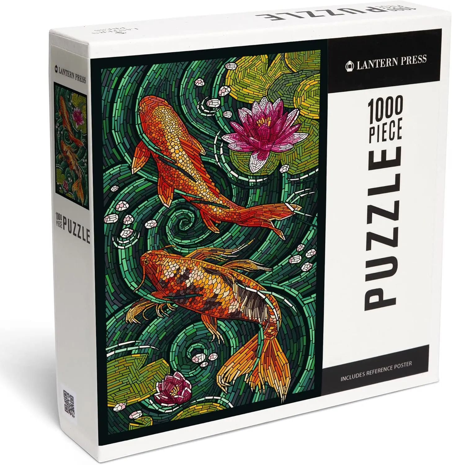 Lantern Press 1000 Piece Jigsaw Puzzle, Koi, Paper Mosaic