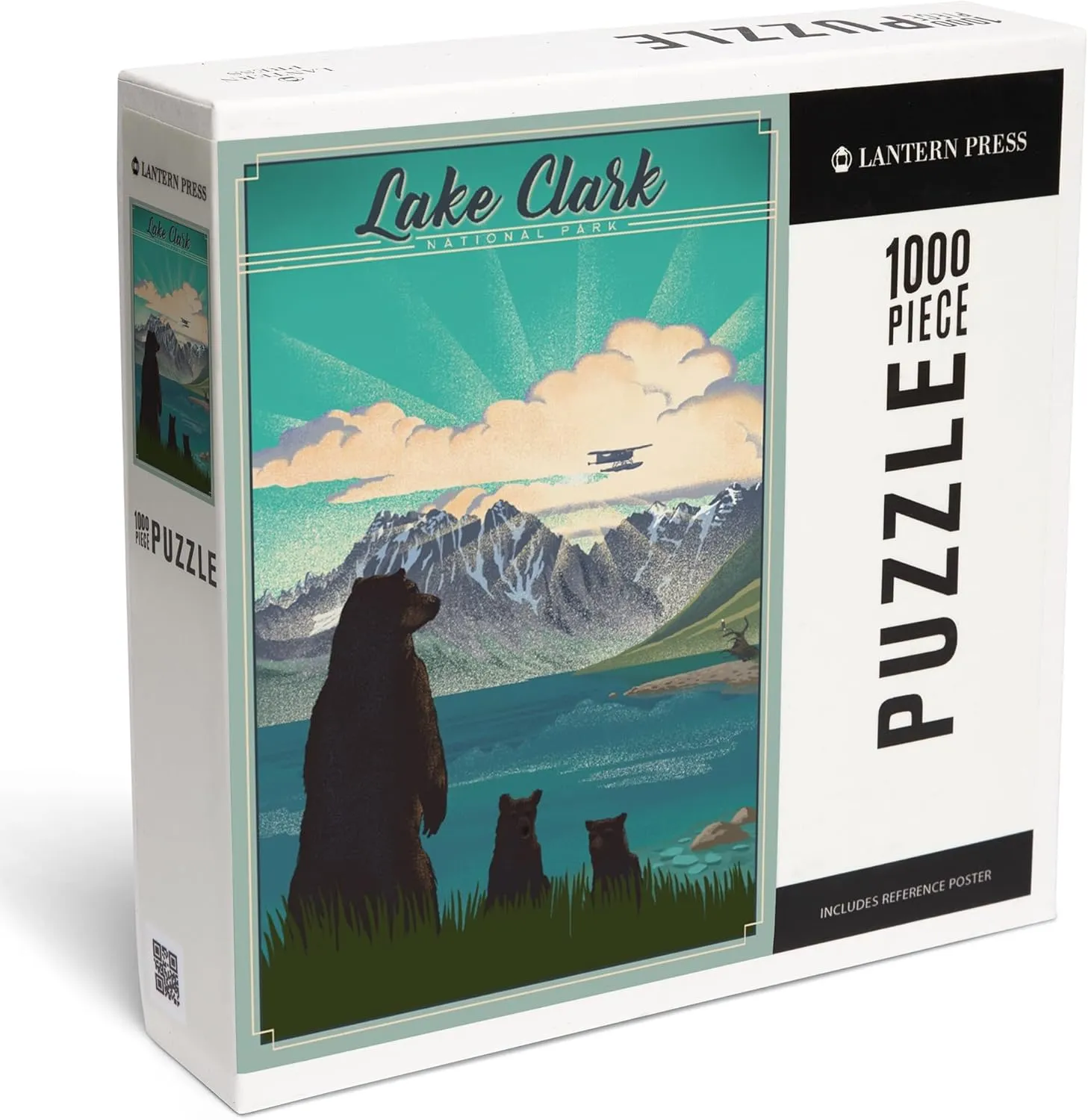 Lantern Press 1000 Piece Jigsaw Puzzle, Lake Clark National Park, Alaska, Lithograph