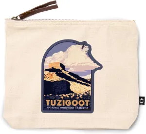 Lantern Press Tuzigoot National Monument, Arizona, The Citadel, 100% Cotton Zipper Pouch, Travel Accessory, Go Bag
