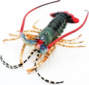 Large Lobster Toys Sea Life Animal Toys Ocean World Realistic Marine Animal Creature Action Figure, Birthday Cake Copper for Kids