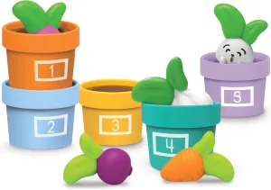 Learning Resources Hide & Seek Vegetable Garden , Preschool Learning Activities, Montessori Toys, Sustainable Toys, Easter Gifts, Ages 18 Months , 10 Pieces