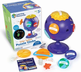 Learning Resources Solar System Puzzle Globe, STEM Toys for Kids, Space Décor, Educational Toy, 21 Pieces, Age 3 