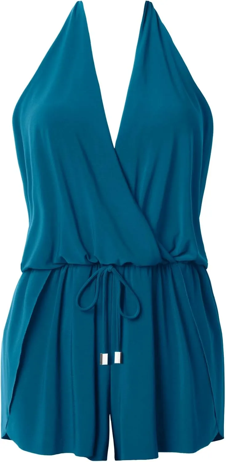 MagicSuit Women's Swimwear Bianca Romper Soft Cup One Piece Swimsuit with Adjustable Halter Tie