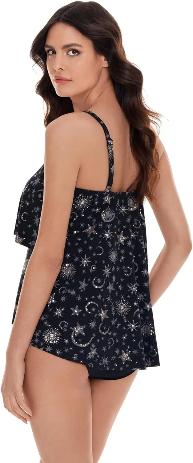 MagicSuit Women's Swimwear Muse Grace Soft Cup Adjustable Strap Tankini Bathing Suit Top Separate