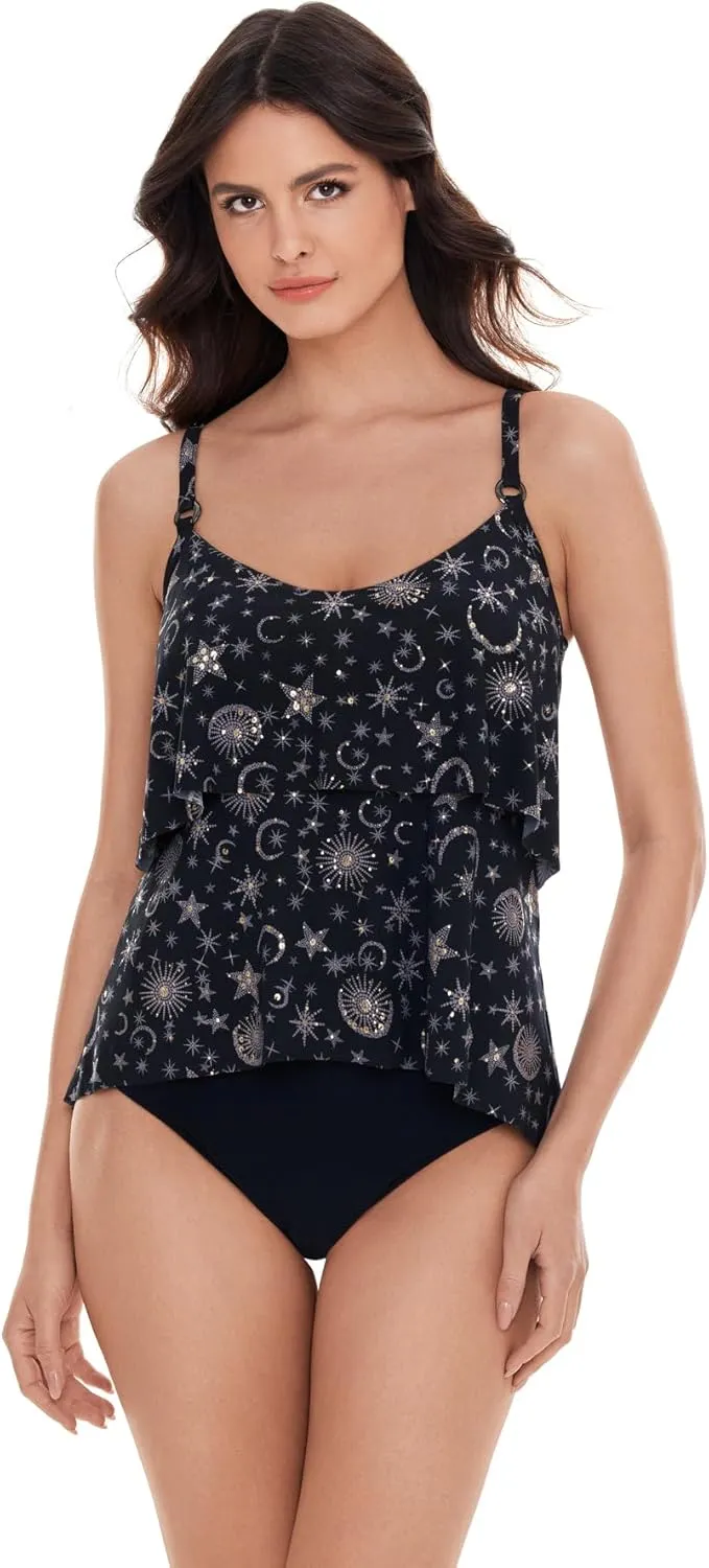 MagicSuit Women's Swimwear Muse Grace Soft Cup Adjustable Strap Tankini Bathing Suit Top Separate