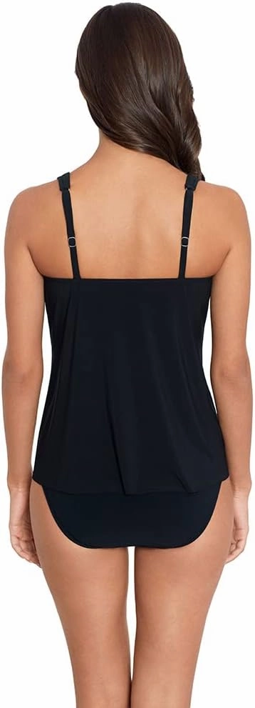 MagicSuit Women's Swimwear Morningstar Solid Arya Soft Cup Adjustable Tankini Top