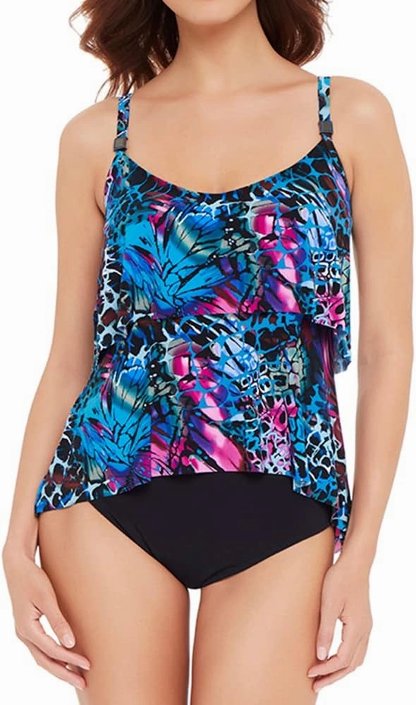 MagicSuit Women's Swimwear Muse Grace Soft Cup Adjustable Strap Tankini Bathing Suit Top Separate