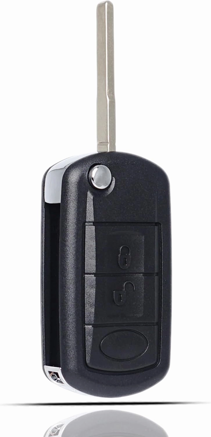 MechanMagic Key Fob Remote Replacement Fits for Land Rover Range Rover 2006 2007 2008 2009 2010/Range Rover Sport/LR3 2005-2009 FCC ID: NT8-15K6014CFFTXA Keyless Entry Remote Control Flip Key