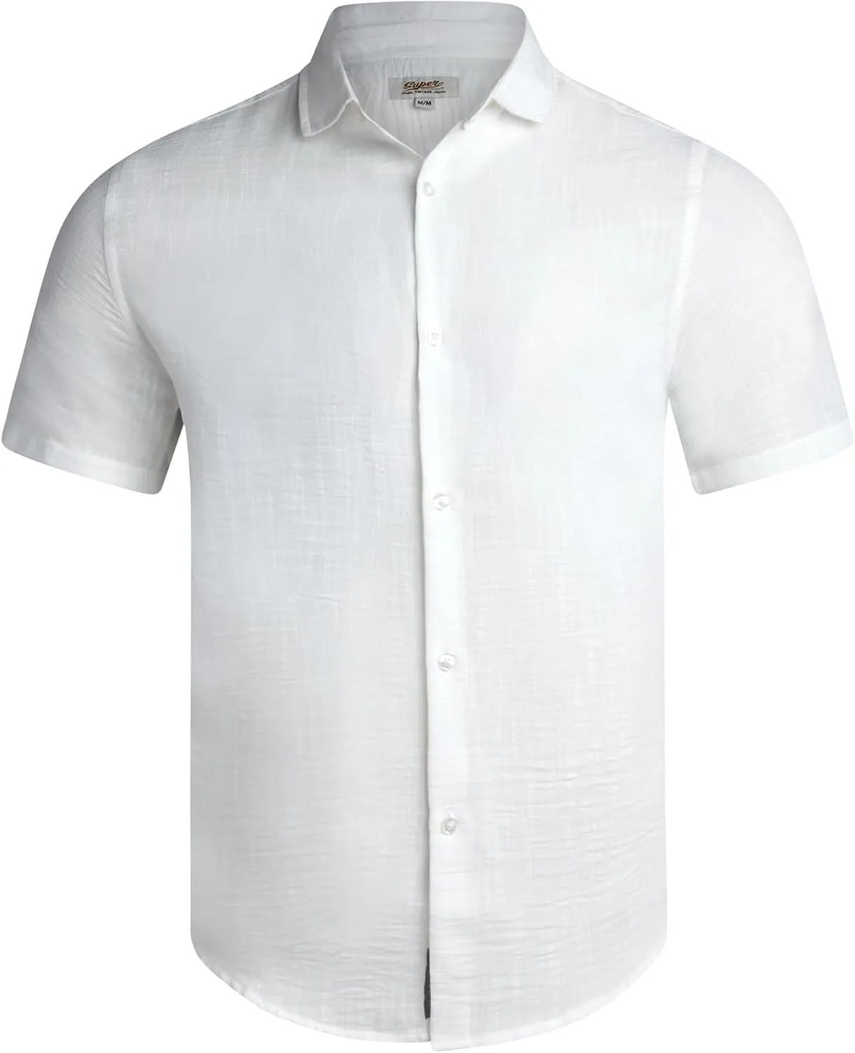 Mens Short Sleeve Button Down Shirts - Relaxed Fit Casual Collared Shirts for Men (Sizes: S-2XL)