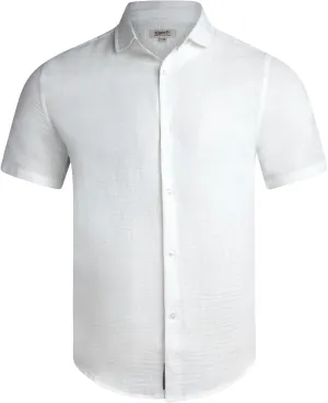 Mens Short Sleeve Button Down Shirts - Relaxed Fit Casual Collared Shirts for Men (Sizes: S-2XL)