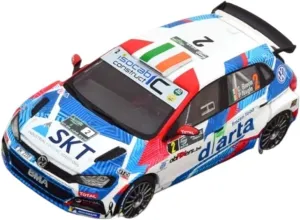 Metal Toy Vehicle IXO 1:43 VW for Polo GTI R5 Sieger GTI Diecast Rally Car Model 2019 Collection Scale Vehicles