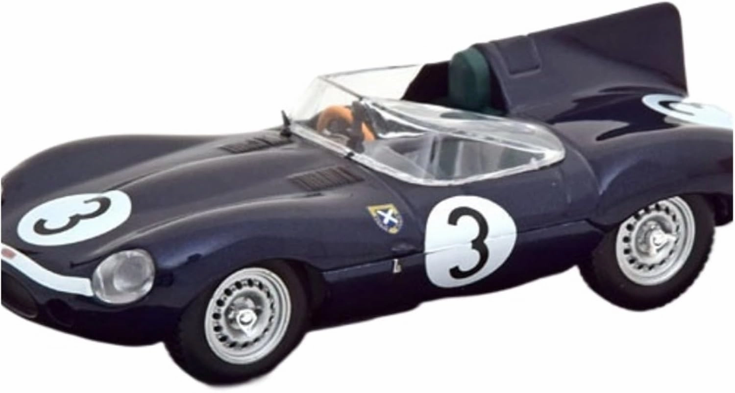 Metal Toy Vehicle 1:43 for Jaguar D-Type 1957 Le Mans Championship Car Alloy Rally Car Model Static Ornament Collection Scale Vehicles