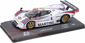 Metal Toy Vehicle Altaya for Lancia LC2#4 Le Mans Endurance Race 1985 1/43 Martini Racing Model Scale Vehicles