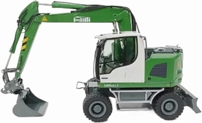 Metal Vehicles Toys 1:50 for LIEBHERR A918 Wheel Excavator Alloy Car Model Collectibles Adult Hobby Toys Display Home Or Office Décor