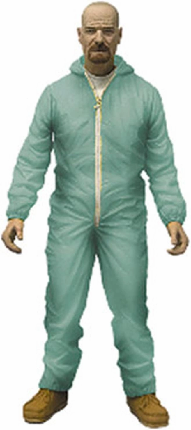 Mezco Toys Breaking Bad: Green Haz-Mat Suit Walter 6" Figure, White