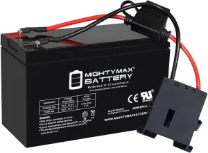 Mighty Max Battery 12V 9AH F2 SLA Replacement Battery Compatible with Schumacher Electric Charge n Ride TB3
