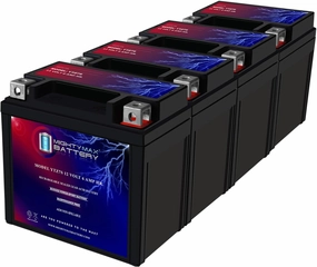 Mighty Max Battery YTZ7S 12V 6AH Replacement Battery compatible with Moose Racing YTZ7S - 4 Pack