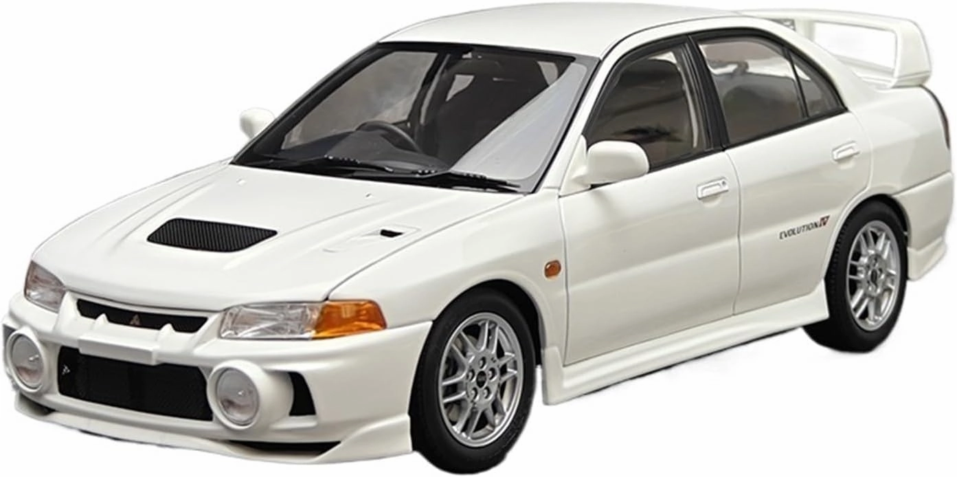 Mini Cars Replica 1/18 for Mitsubishi Lancer EVO IV Generation IV Alloy Full Open Ornament Car Model Teenage Lovers Race Car Birthday Party Decorations