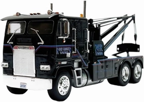 Mini Cars Replica 1/43 for Freightliner FLA Road Trailer 1987 Truck Model Die-cast Vehicles Desktop Decoration Race Car Birthday Party Decorations