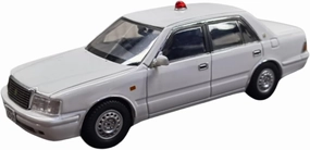 Mini Cars Replica 1/43 for Toyota Police Crown Crown Police Car Alloy Car Model Collection White Hobbyist Collection Race Car Birthday Party Decorations