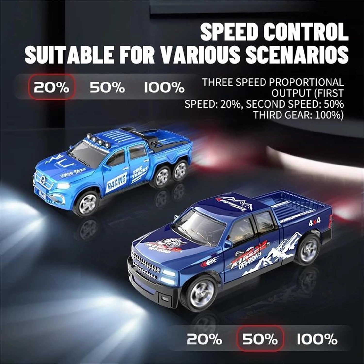 Mini Rc Drift Car, 1/64 Scale Alloy Truck, Remote Control 4x4 Off-Road Vehicle, USB Rechargeable, Mini Toys for Kids Adult