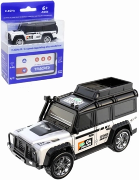 Mini Rc Drift Car, 1/64 Scale Alloy Truck, Remote Control 4x4 Off-Road Vehicle, USB Rechargeable, Mini Toys for Kids Adult