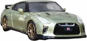 Miniature Models 1:64 for Nissan Jade Green Painting Alloy Car Model Collectible Decoration Static Decoration Car Ornaments
