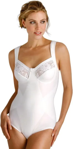 Miss Mary of Sweden Lovely Lace Shaping Womens Non-Wired Cotton Body